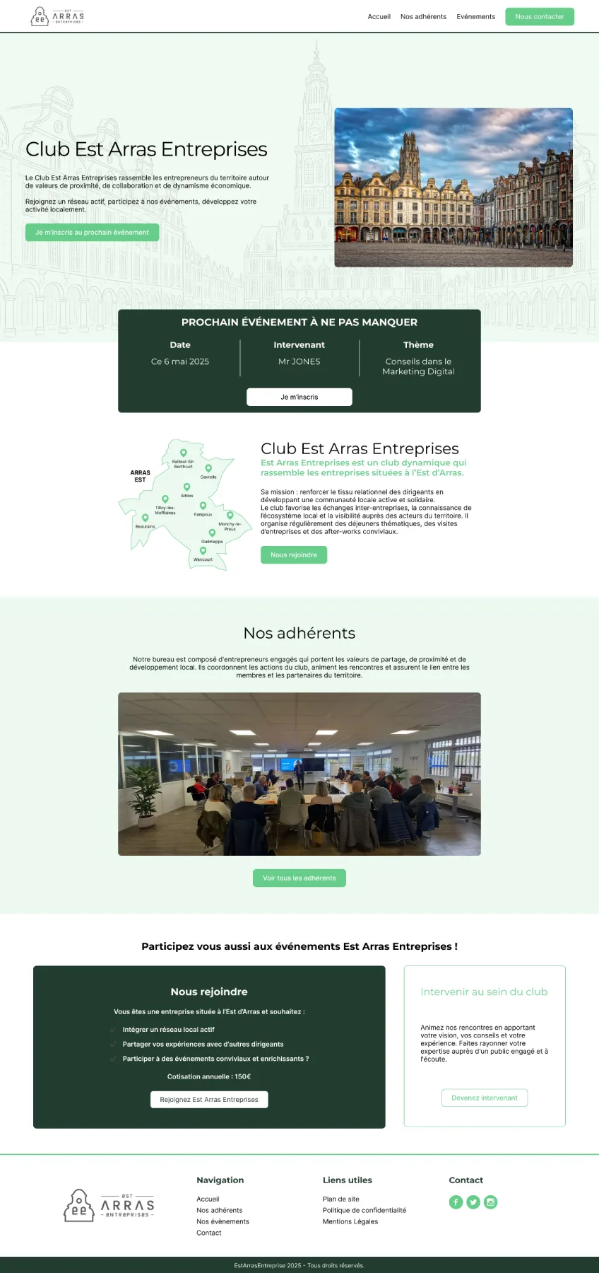 Aperçu Arras Est Entreprises
